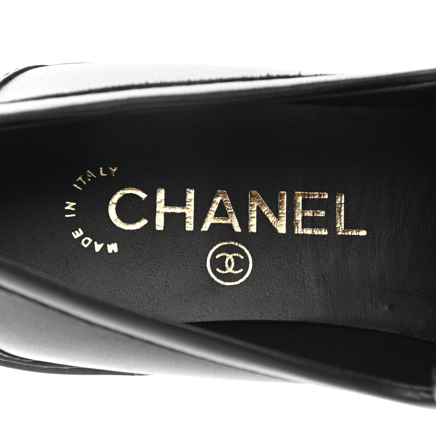 Chanel Lambskin Quilted CC Turnlock Loafers 37 Black 7 of 9