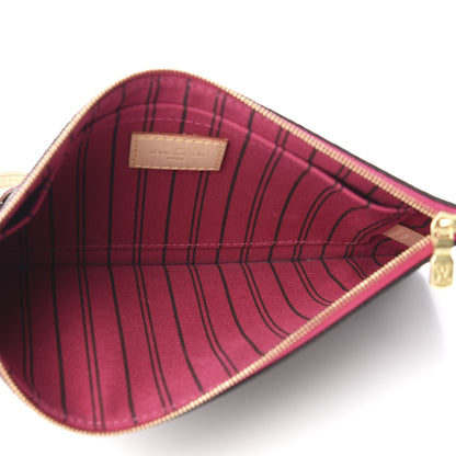 Louis Vuitton Monogram Neverfull MM GM Pochette Pivoine 5 of 9