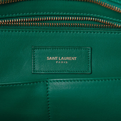 Saint Laurent Calfskin Medium Classic Y Cabas Green 6 of 12