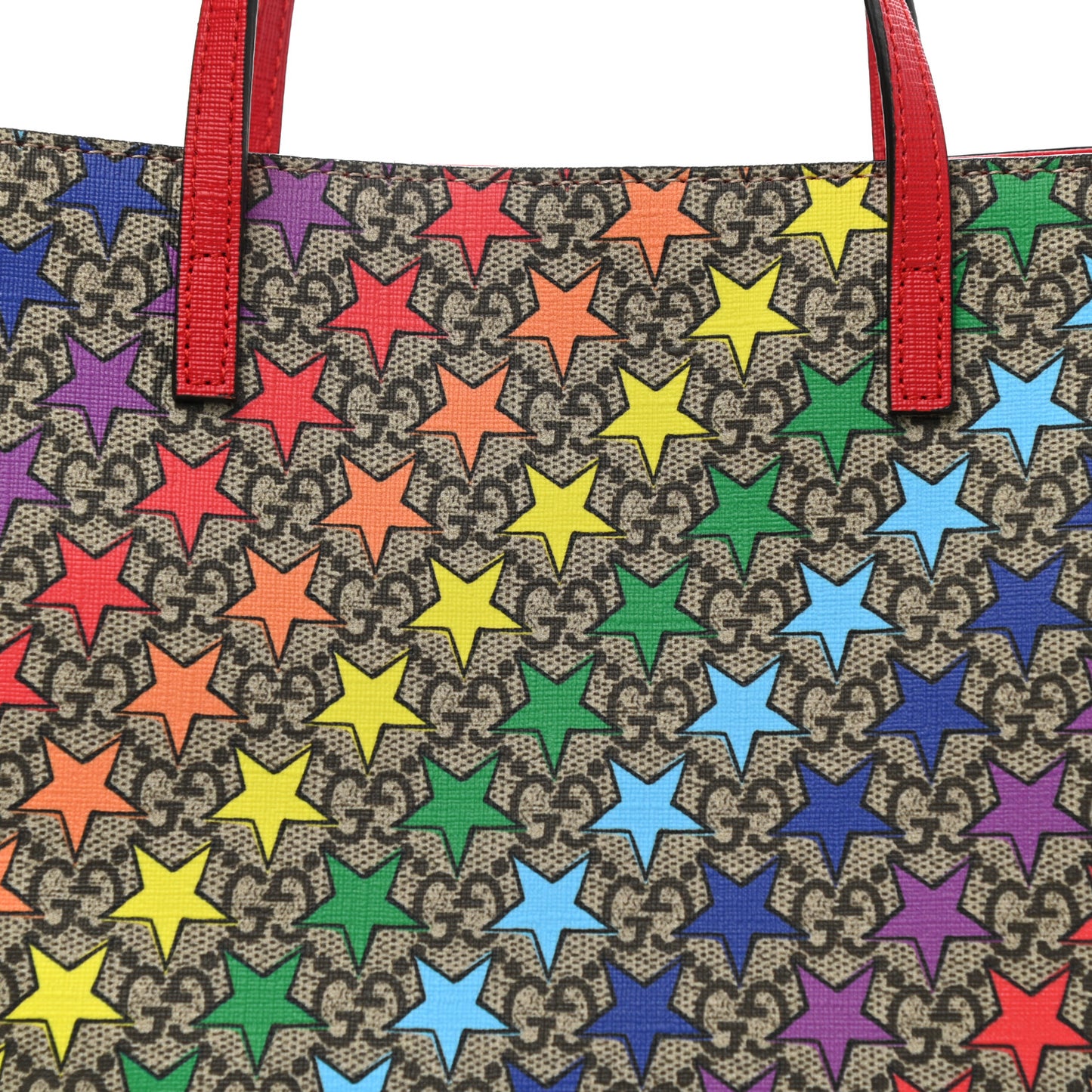 GG Supreme Monogram Childrens Star Print Tote Multicolor