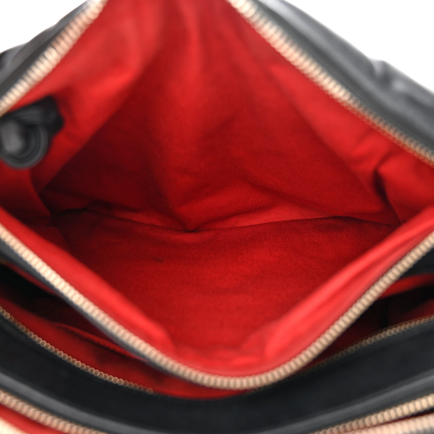 Lambskin Quilted Medium Bowling Bag Black