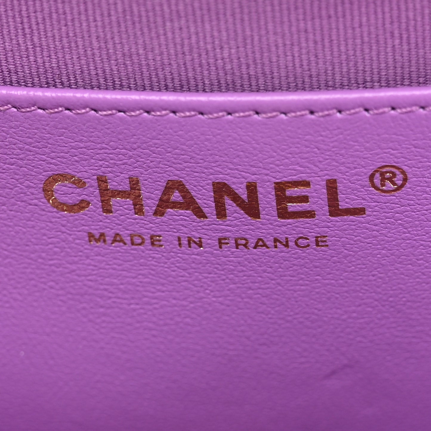 Lambskin Quilted CC In Love Heart Bag Purple