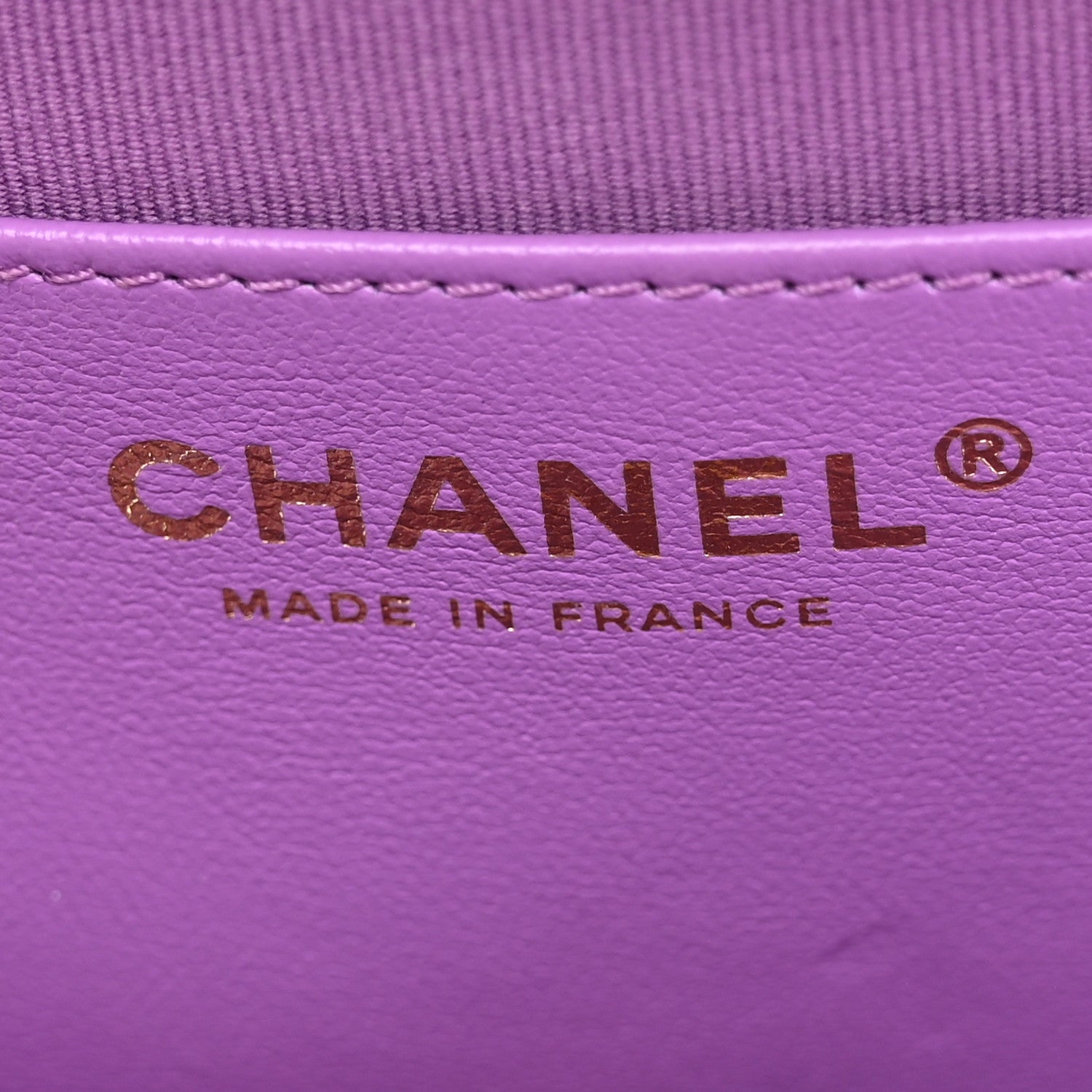 Chanel Lambskin Quilted CC In Love Heart Bag Purple 6 of 11