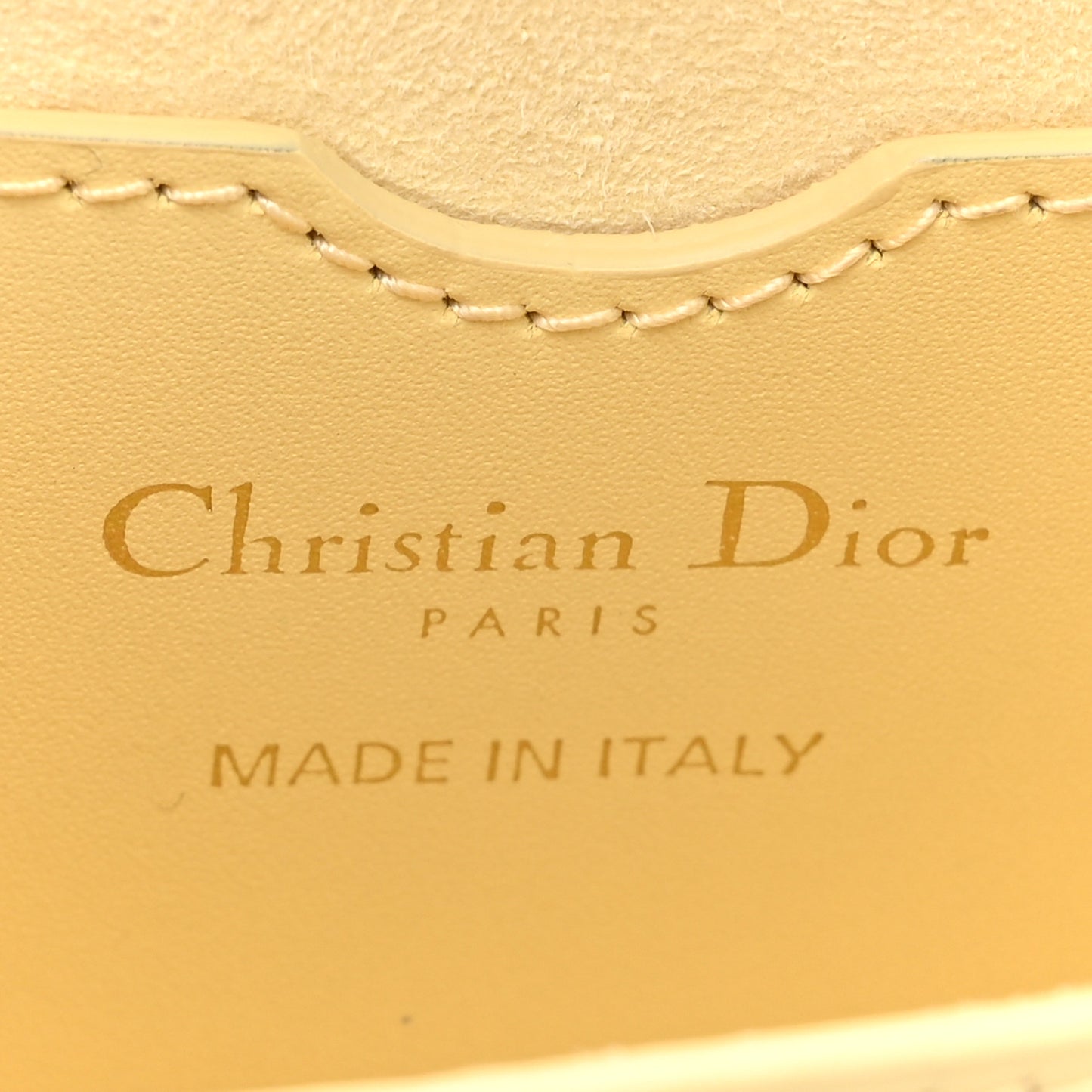 Box Calfskin East West Bobby Bag Pale Yellow