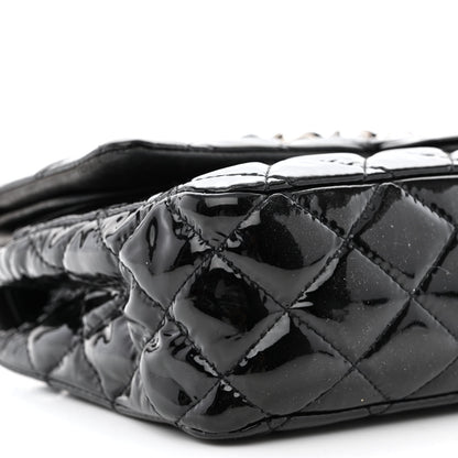 Chanel Patent Quilted Medium Double Flap Black 11 of 15