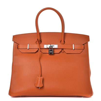 Hermes Epsom Birkin 35 Orange 1 of 36