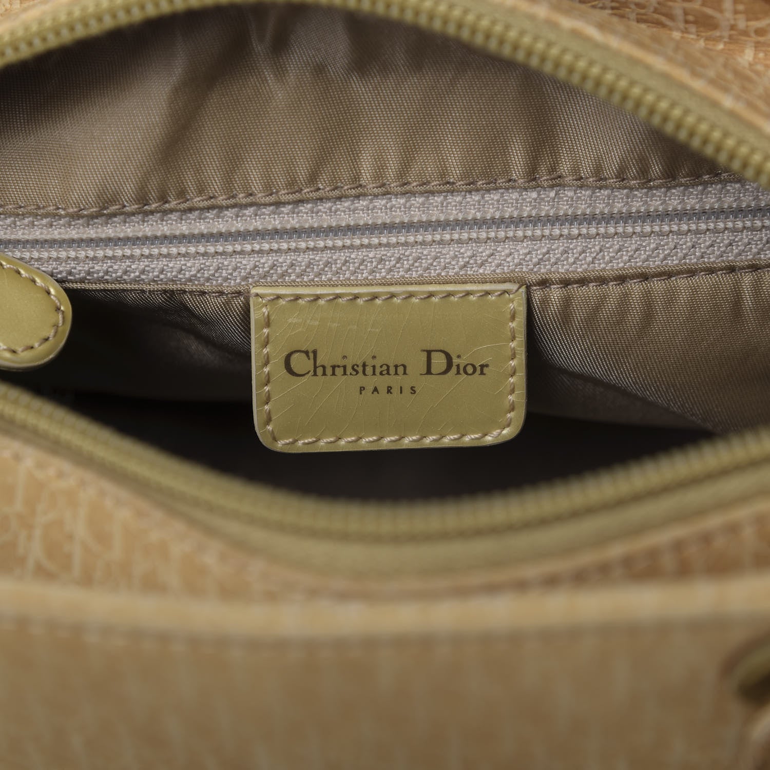 Christian Dior Nubuck Diorissimo Medium Lady Dior Gold 8 of 9