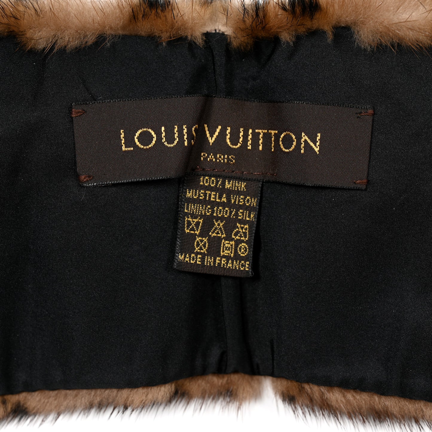 Monogram Mink Fur Stole