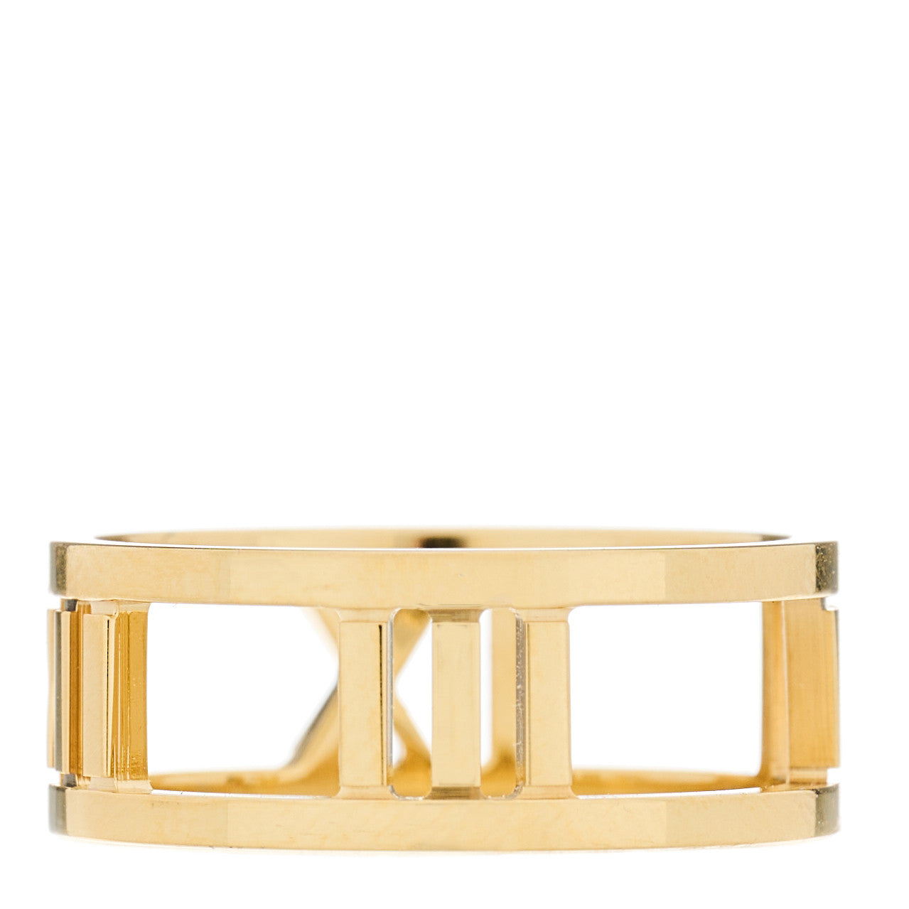 Tiffany 18K Yellow Gold Atlas Open Ring 50 5.5 1 of 7