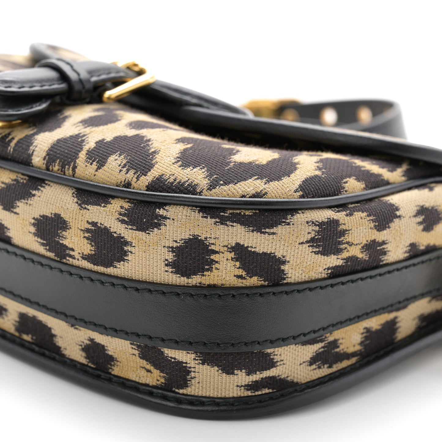 Canvas Mizza Embroidered Medium Bobby Flap Beige Multicolor
