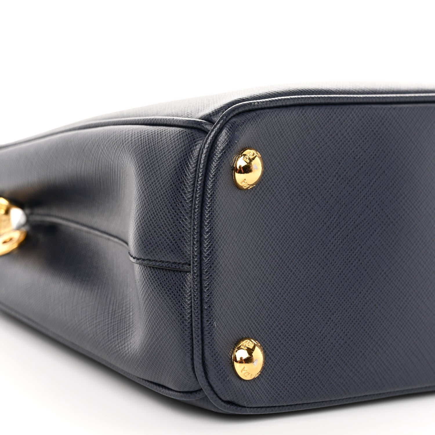 Prada Saffiano Mini Galleria Double Zip Tote Baltico 9 of 13