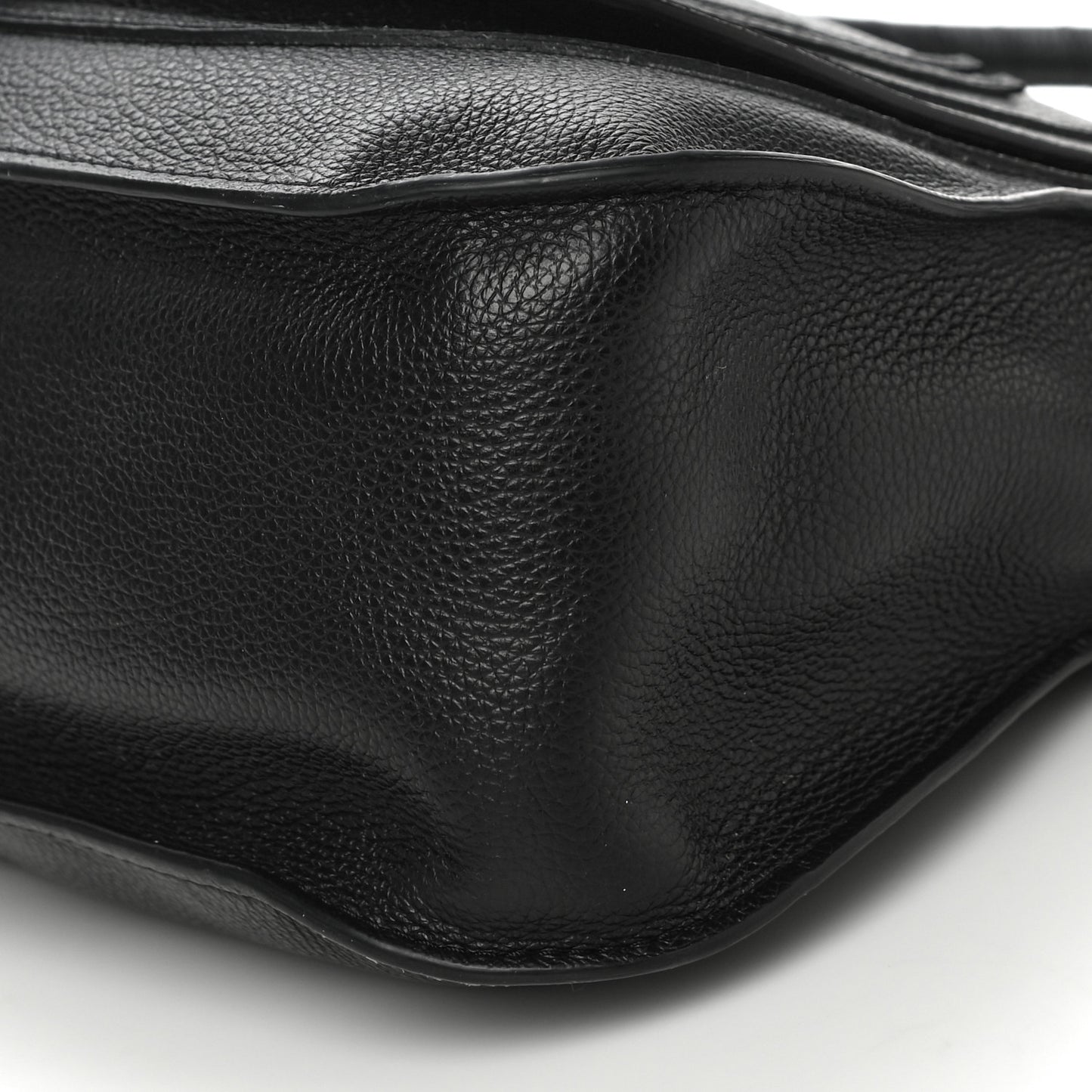 Calfskin Medium Marcie Satchel Black