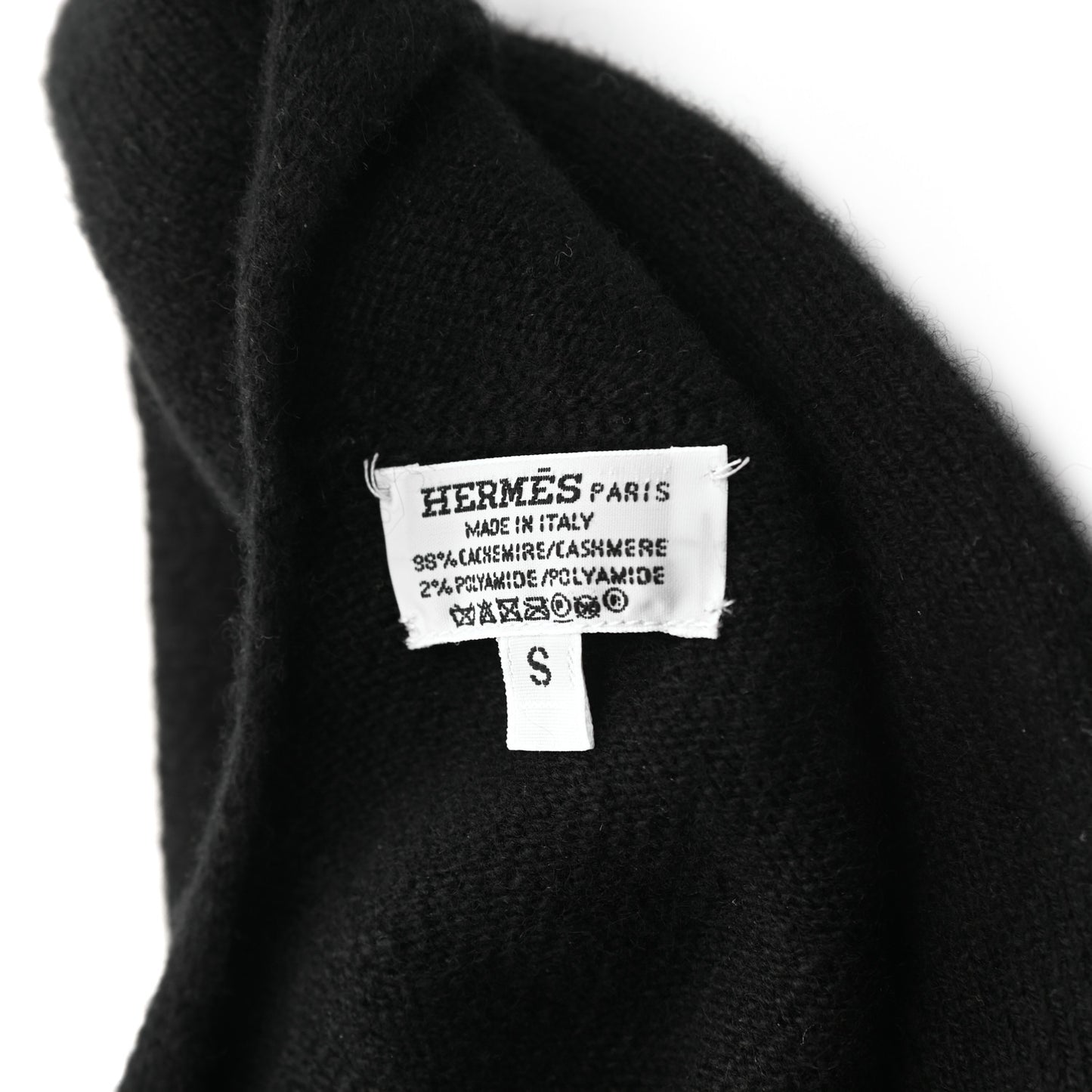 Cashmere Medor Studded Darling Beret S Black