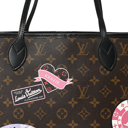 Louis Vuitton Monogram My LV World Tour Neverfull MM 7 of 9