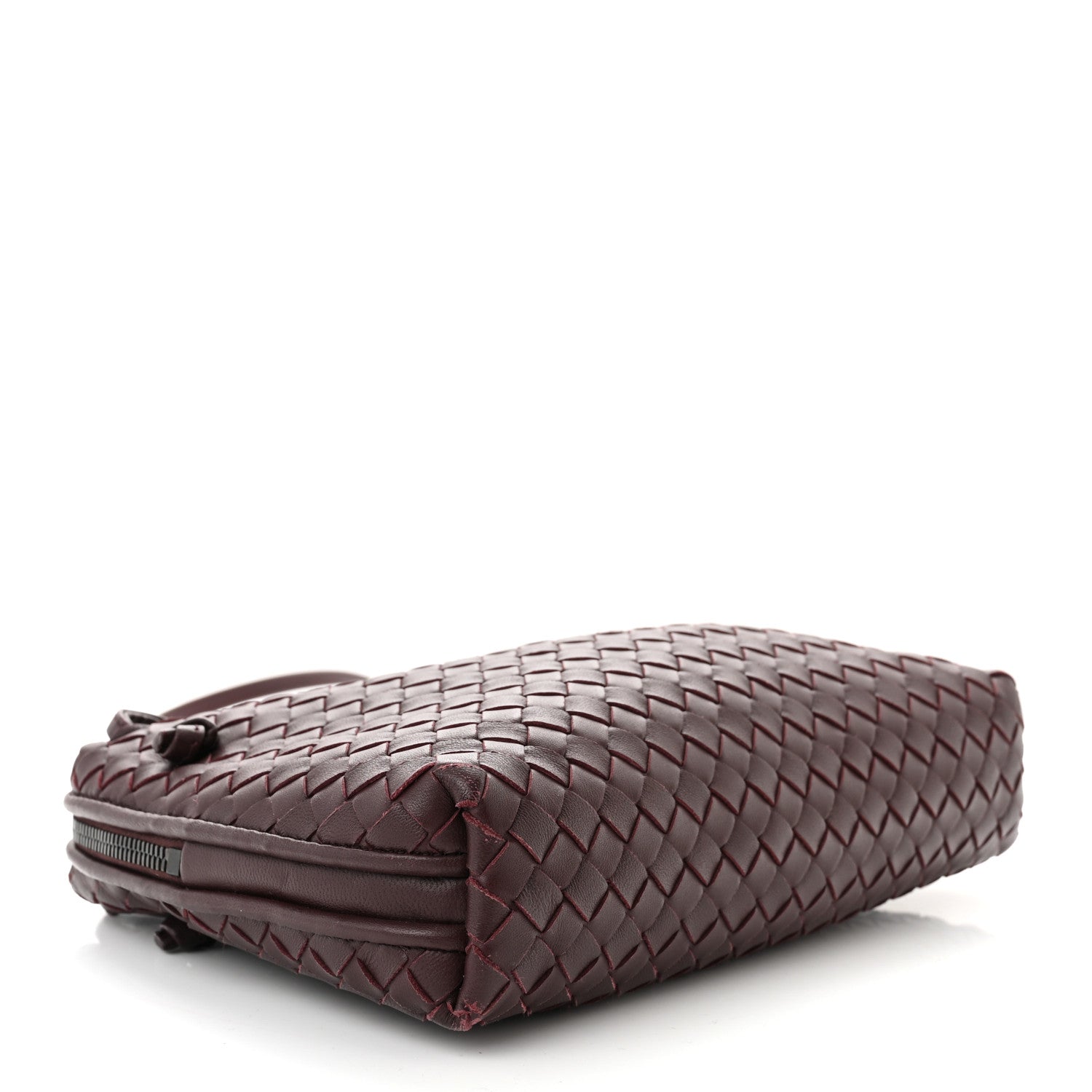Bottega Veneta Nappa Intrecciato Nodini Bag Aubergine 4 of 11