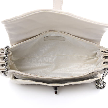 Chanel Lambskin Quilted Accordion Mademoiselle Flap White 5 of 17