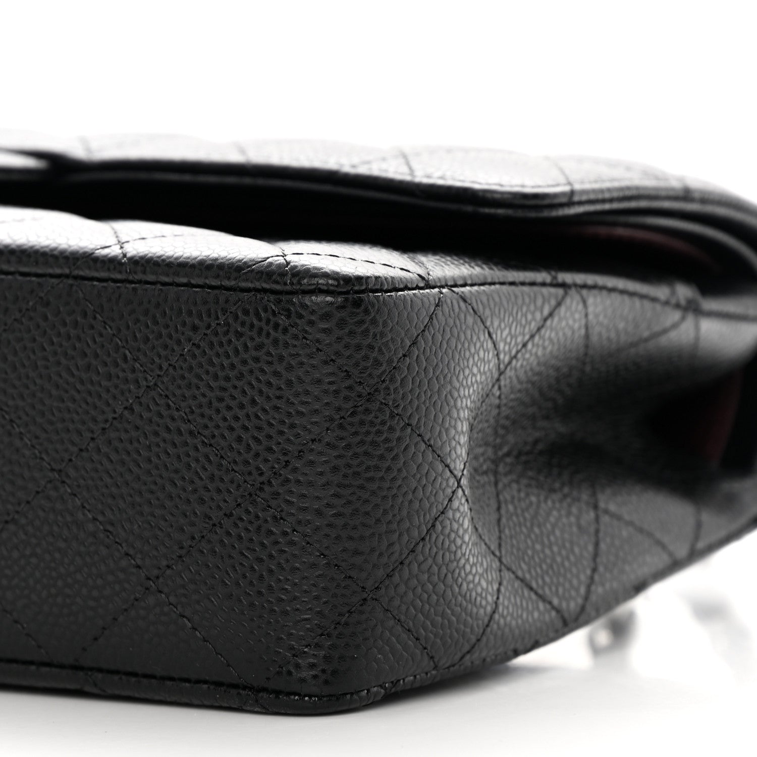 Chanel Caviar Quilted Medium Double Flap Black 10 of 12