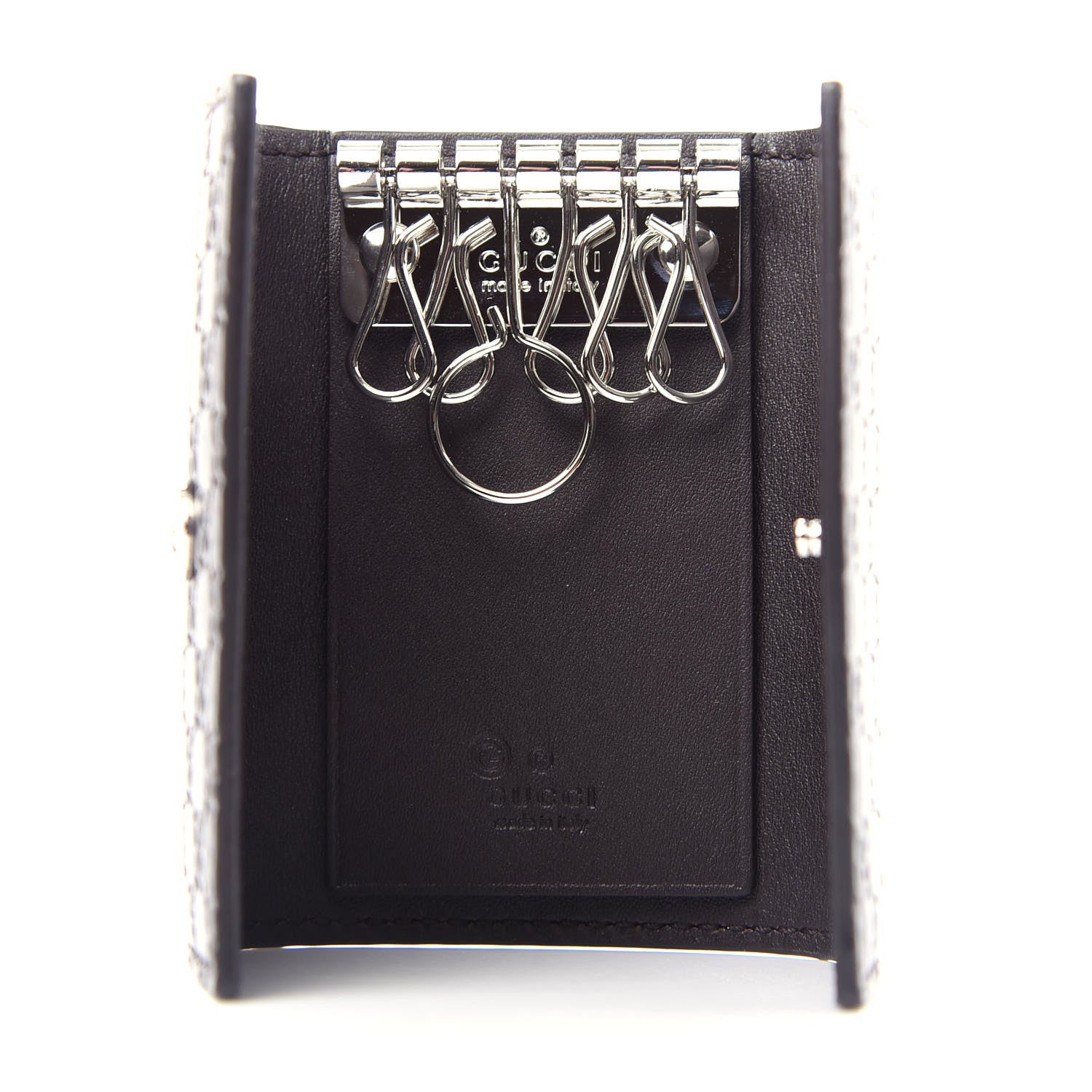 Gucci Microguccissima 6 Key Holder Case Testa di Moro 5 of 8