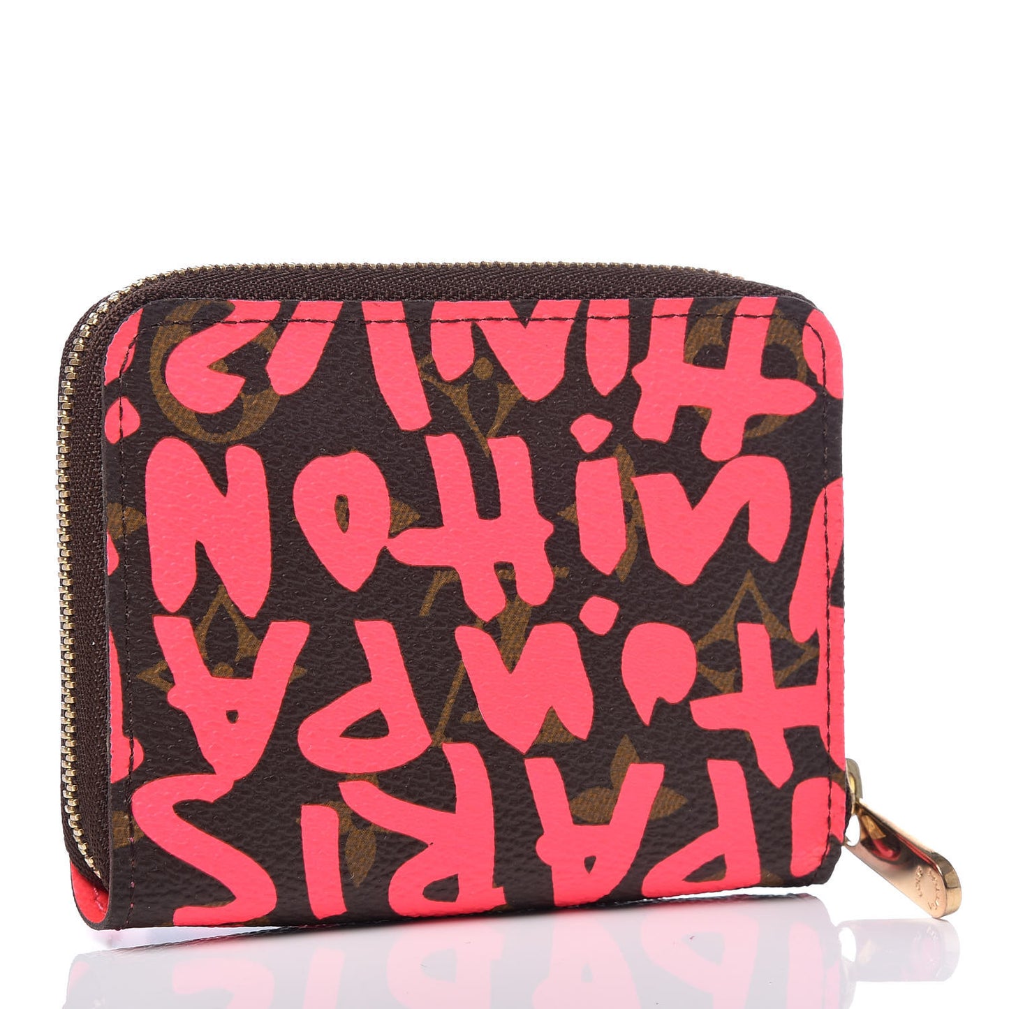 Monogram Graffiti Zippy Coin Purse Fuchsia