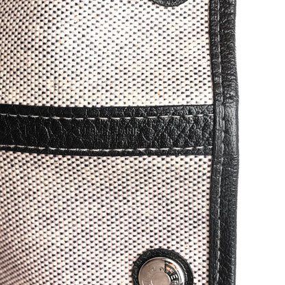 Hermes Toile Buffle Skipper Garden Party 36 MM Tote Black 6 of 9