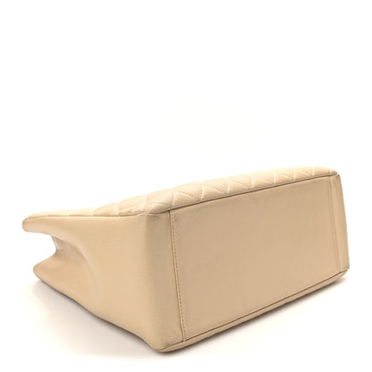 Chanel Caviar Quilted Grand Shopping Tote GST Beige Clair 4 of 10