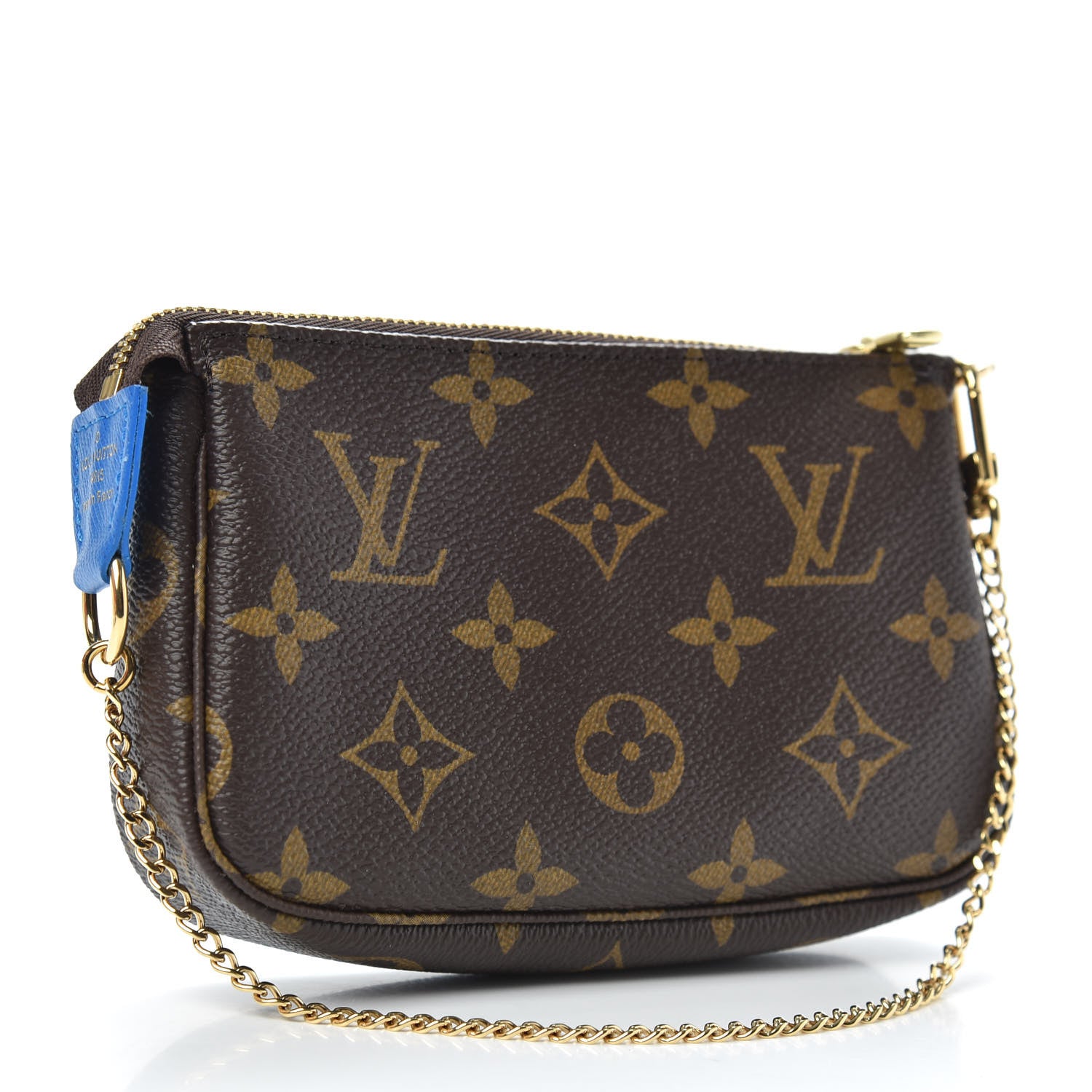 Louis Vuitton Monogram 2019 Christmas Animation Mini Venice Pochette Accessories Blue 3 of 11