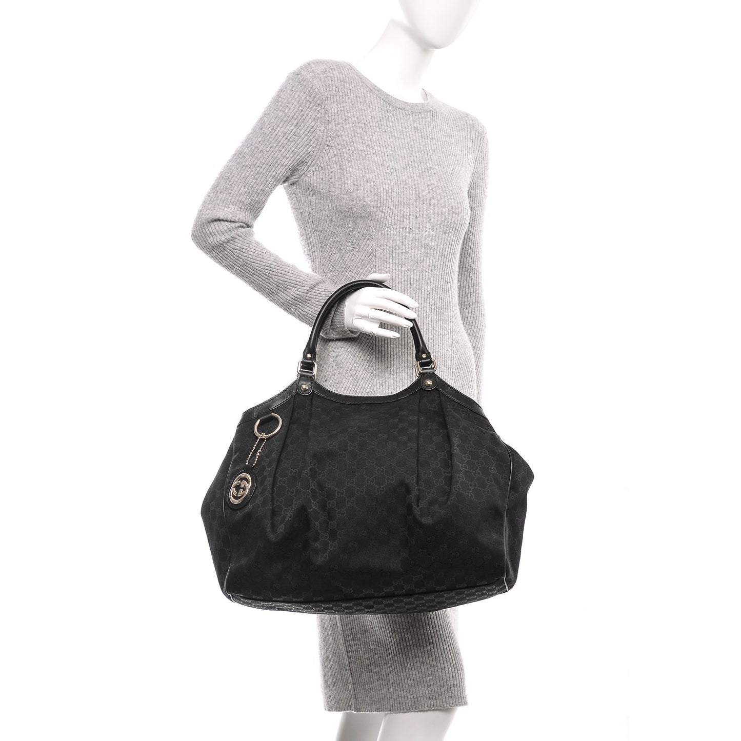 Monogram Large Sukey Tote Black