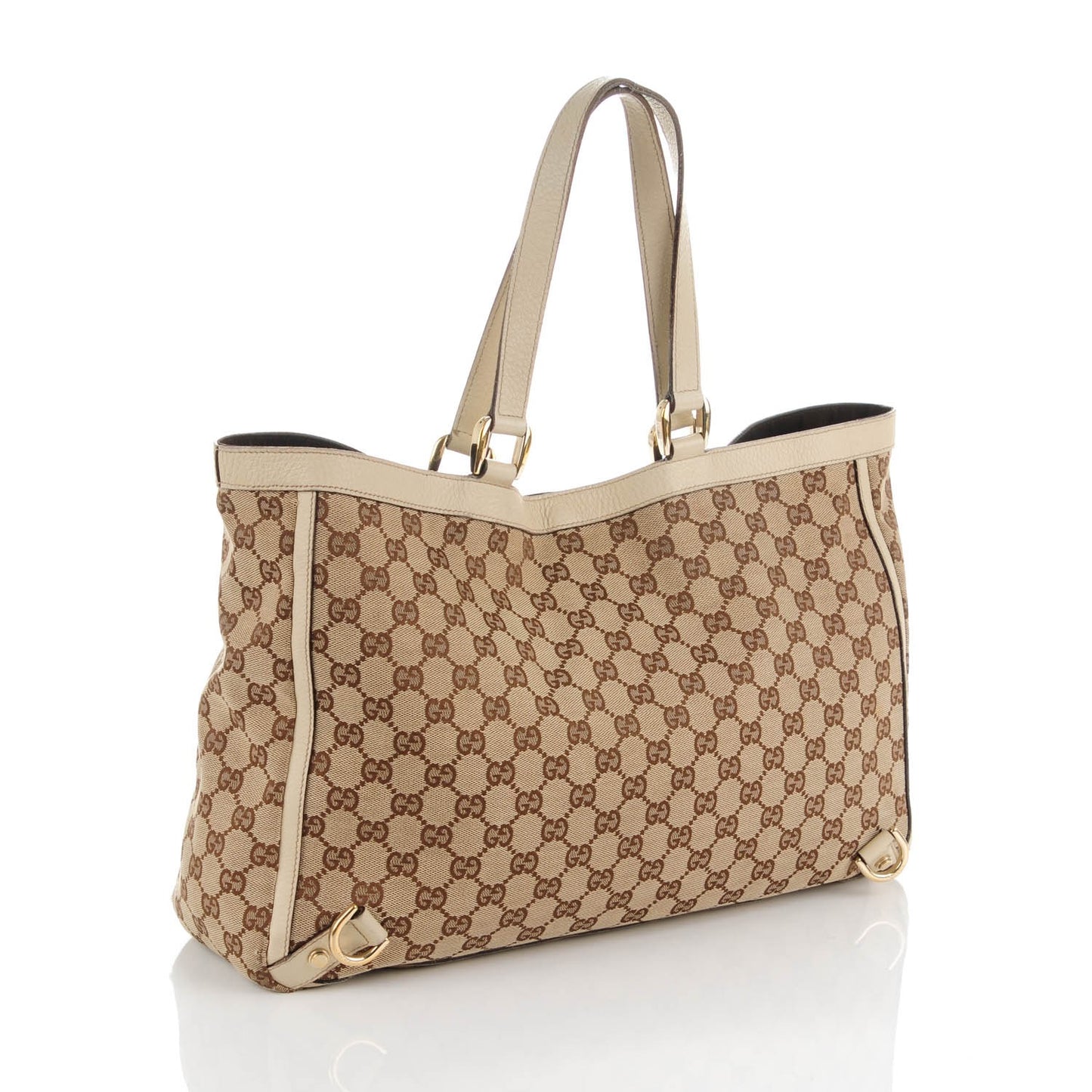 Monogram Large Abbey Tote Off White