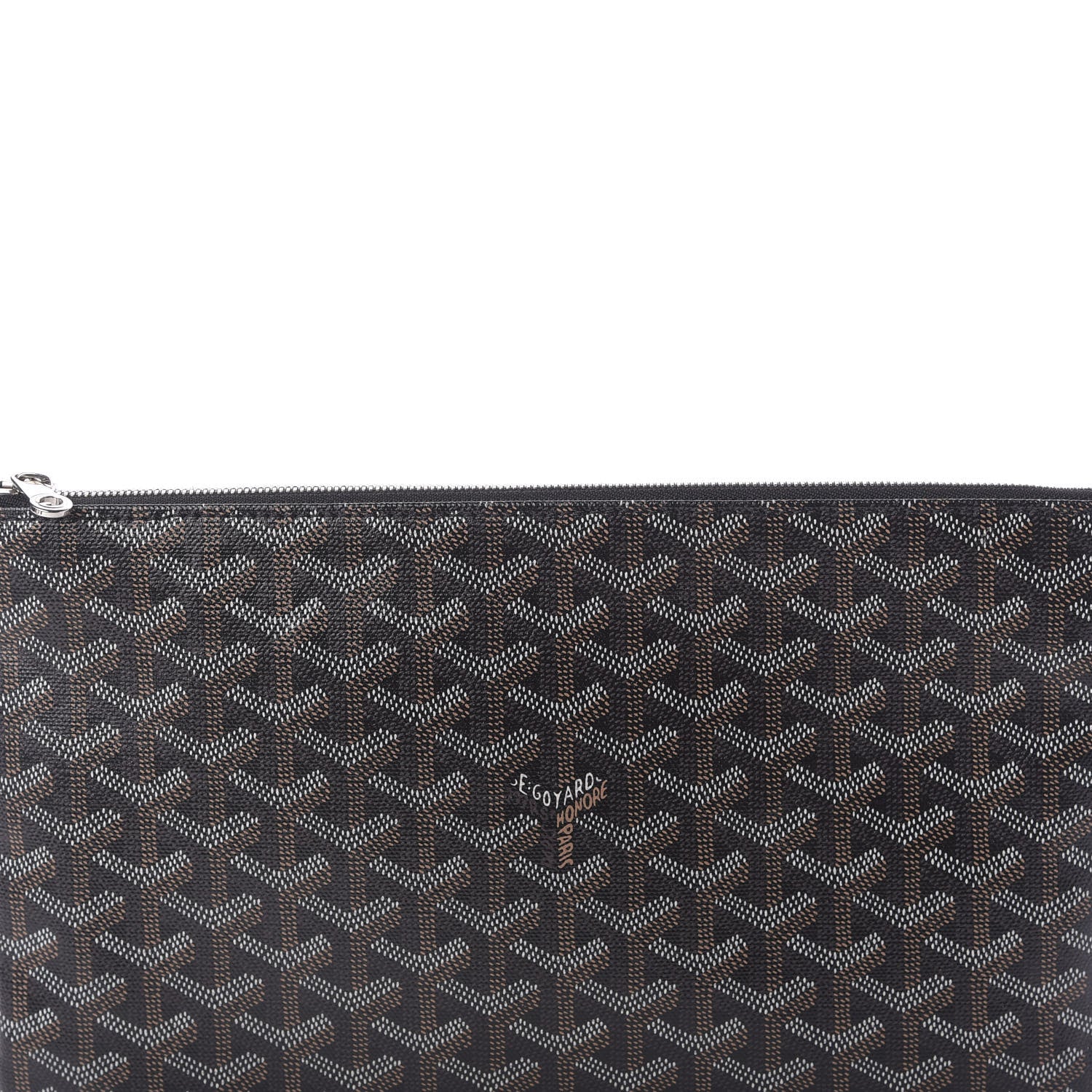 Goyard Goyardine Senat Pochette MM Black 10 of 10