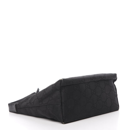 Gucci Nylon Monogram Small Hobo Black 4 of 15