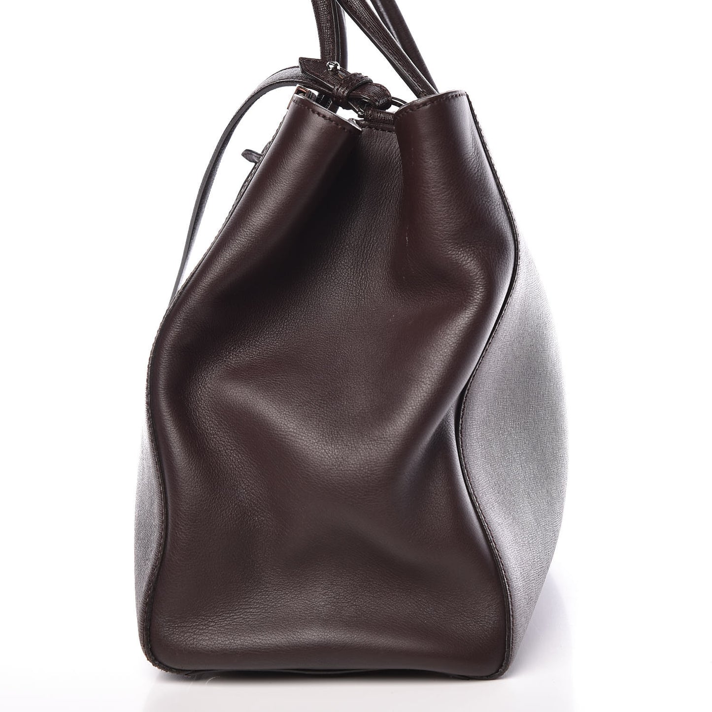 Vitello Elite Regular 2Jours Tote Caffe Noir