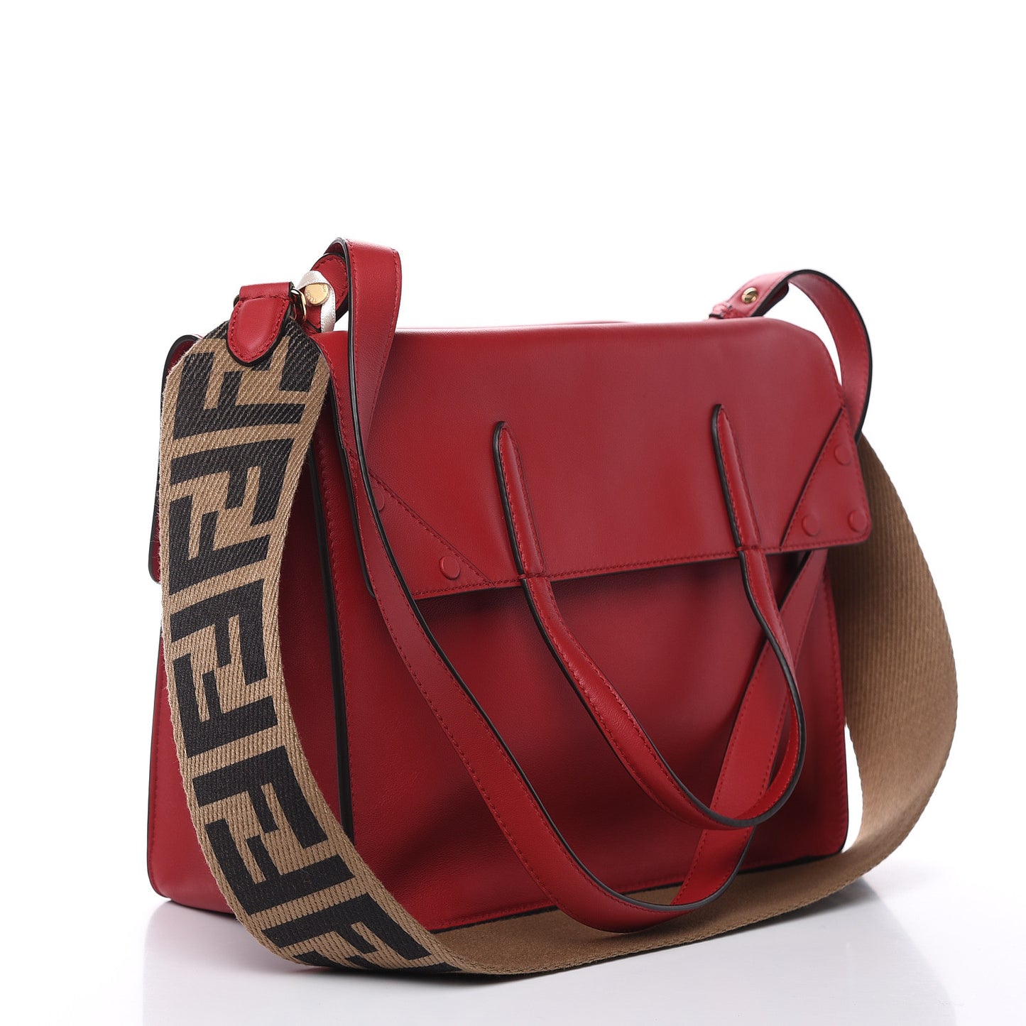 Vitello Grace Matte Large Flip Tote Fragola