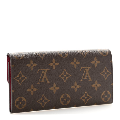 Louis Vuitton Monogram Emilie Wallet Fuchsia 3 of 11