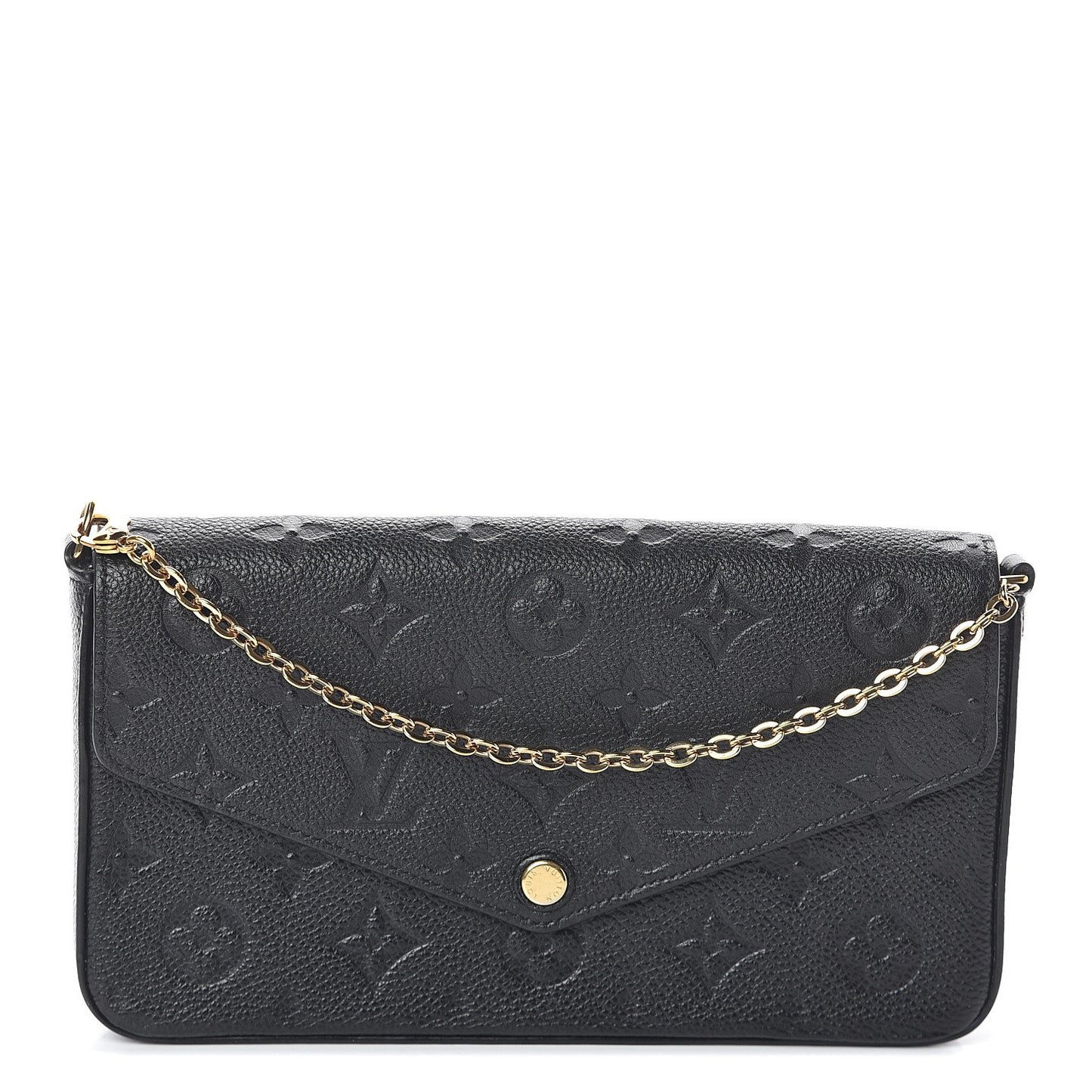 Empreinte Pochette Felicie Chain Wallet Black