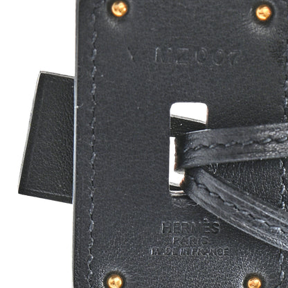 Hermes Swift Large O'Kelly Pendant Necklace Black 6 of 8