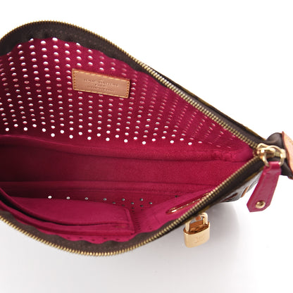 Louis Vuitton Monogram Perforated Pochette Accessories Bag Fuchsia 4 of 7