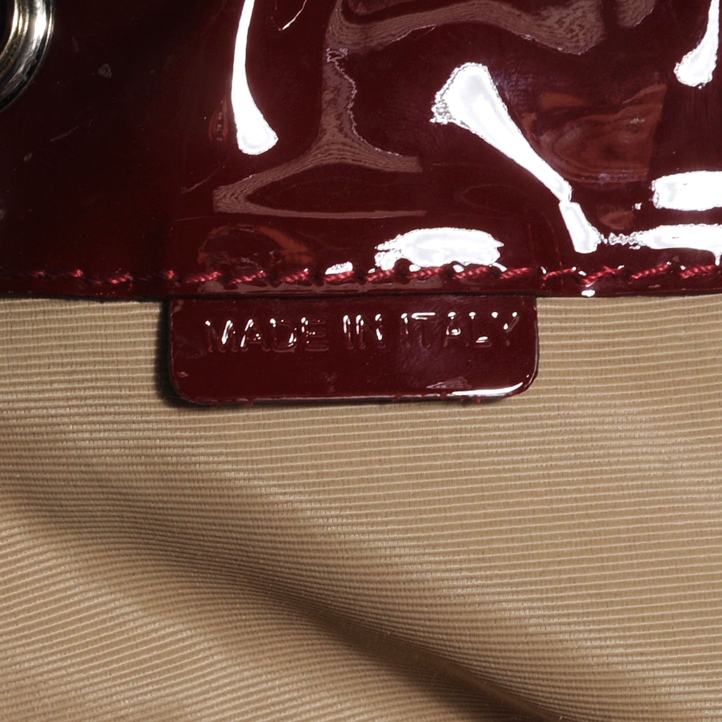 Patent Leather Supernova Check Armored Baby Beaton Red