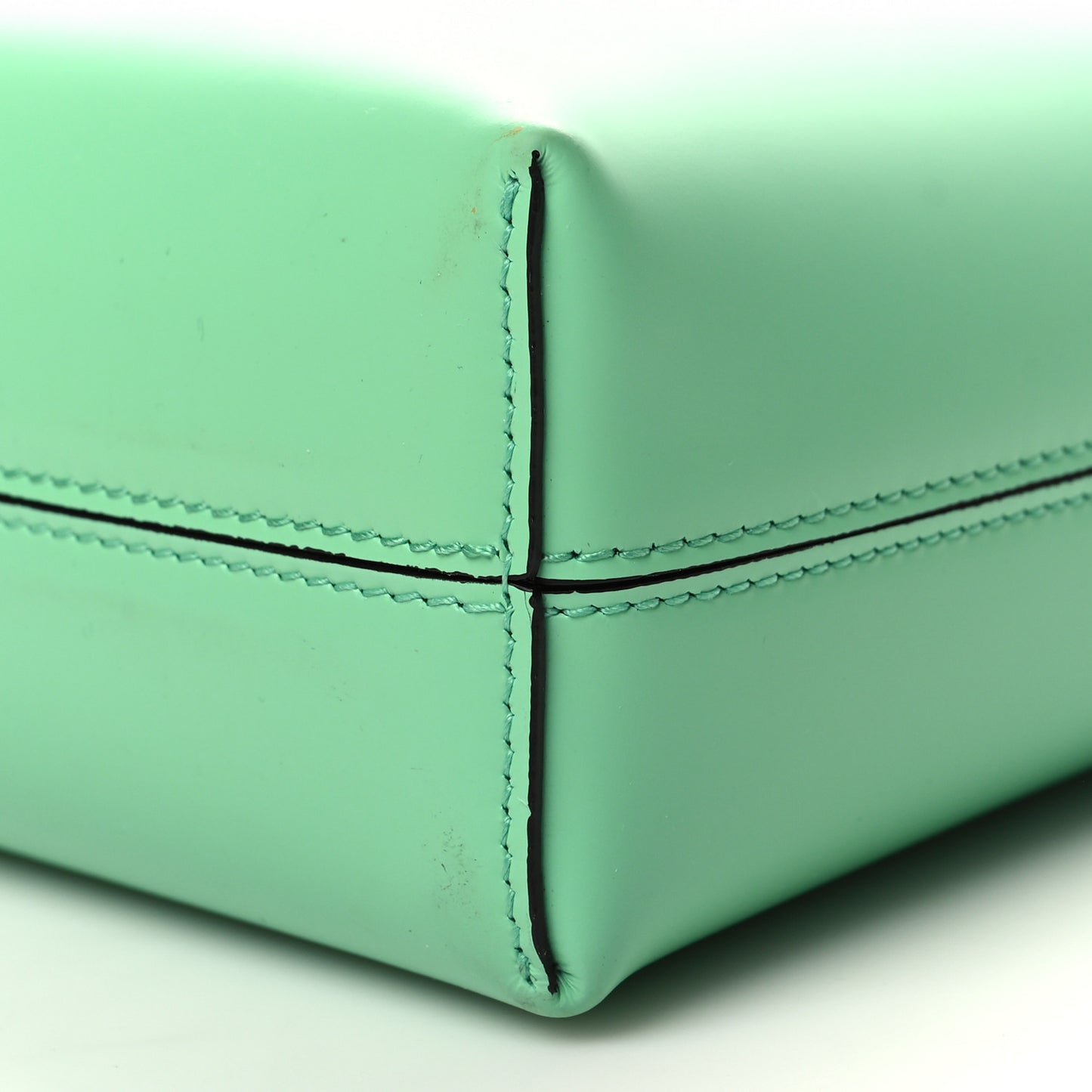 Calfskin Trifolio Shoulder Bag Light Green