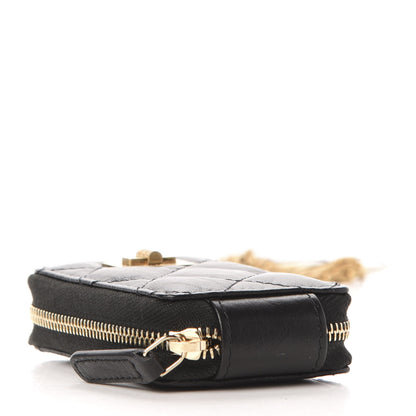 Chanel Aged Calfskin Quilted 2.55 Reissue Clutch With Chain Black 4 of 11