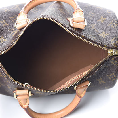 Louis Vuitton Monogram Speedy Bandouliere 25 7 of 10