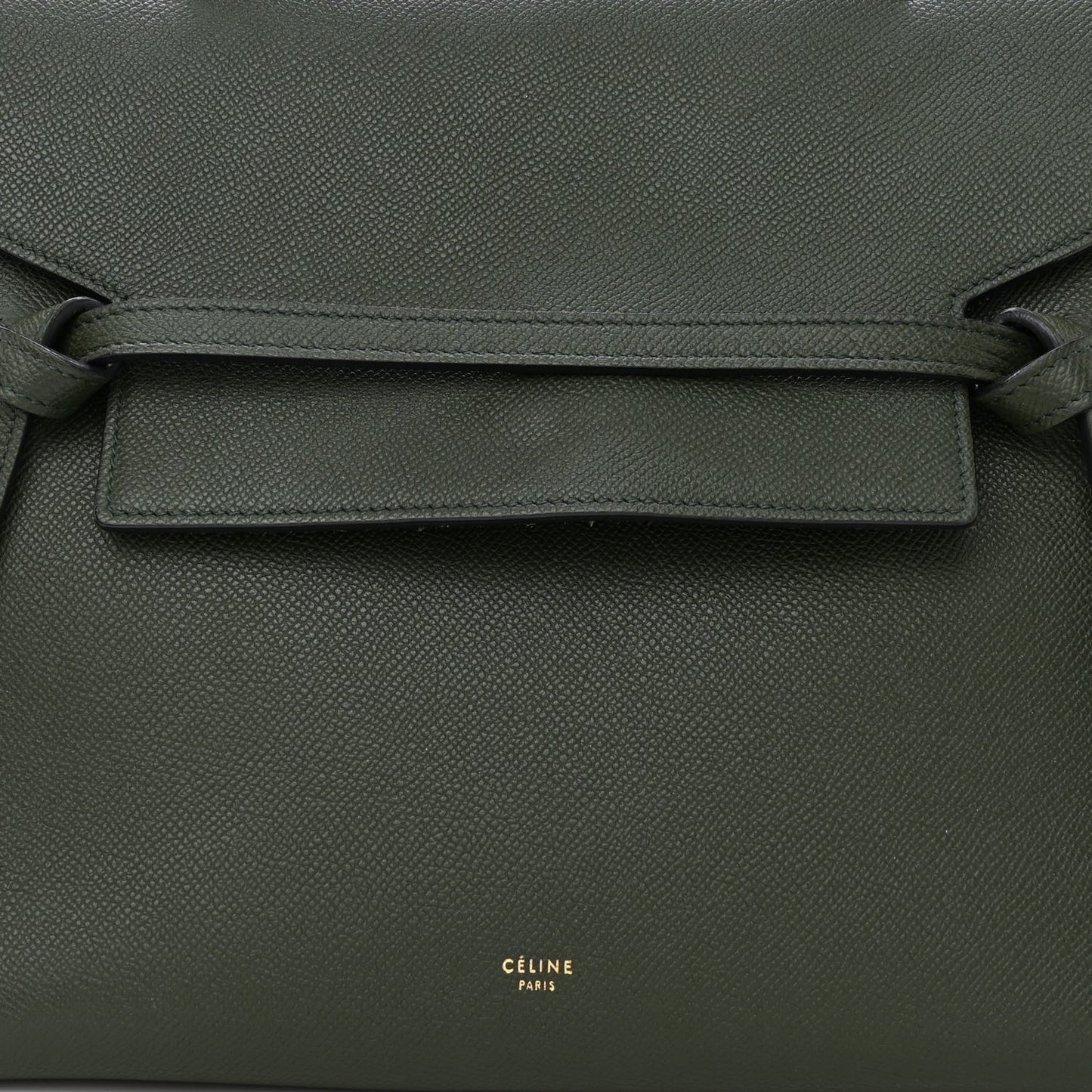 Grained Calfskin Mini Belt Bag Amazone