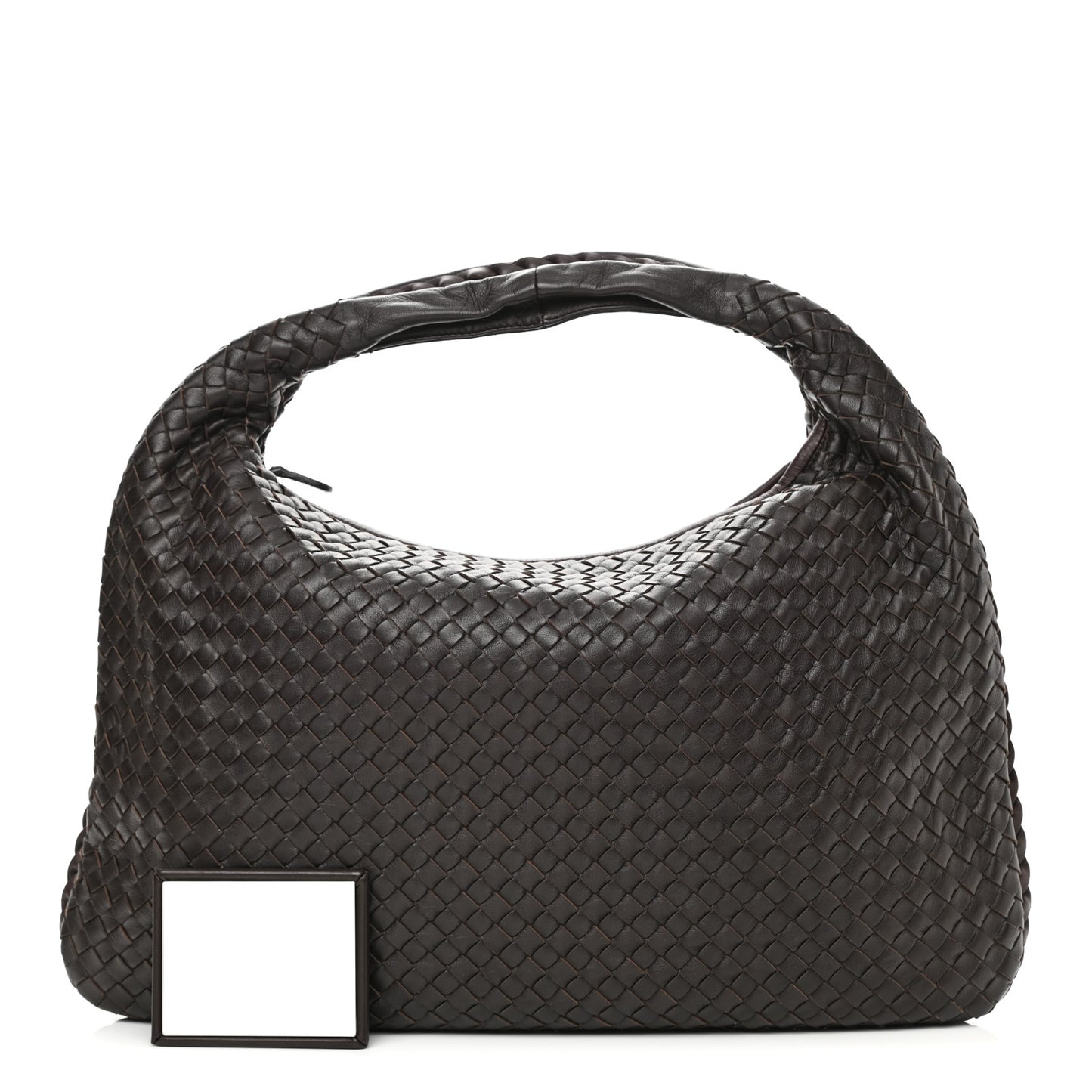 Nappa Intrecciato Large Veneta Hobo Ebano