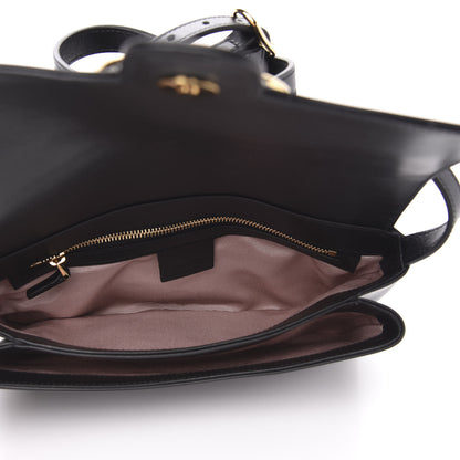 Gucci Vitello Palmellato Lux Small Arli Flap Shoulder Bag Black 5 of 10