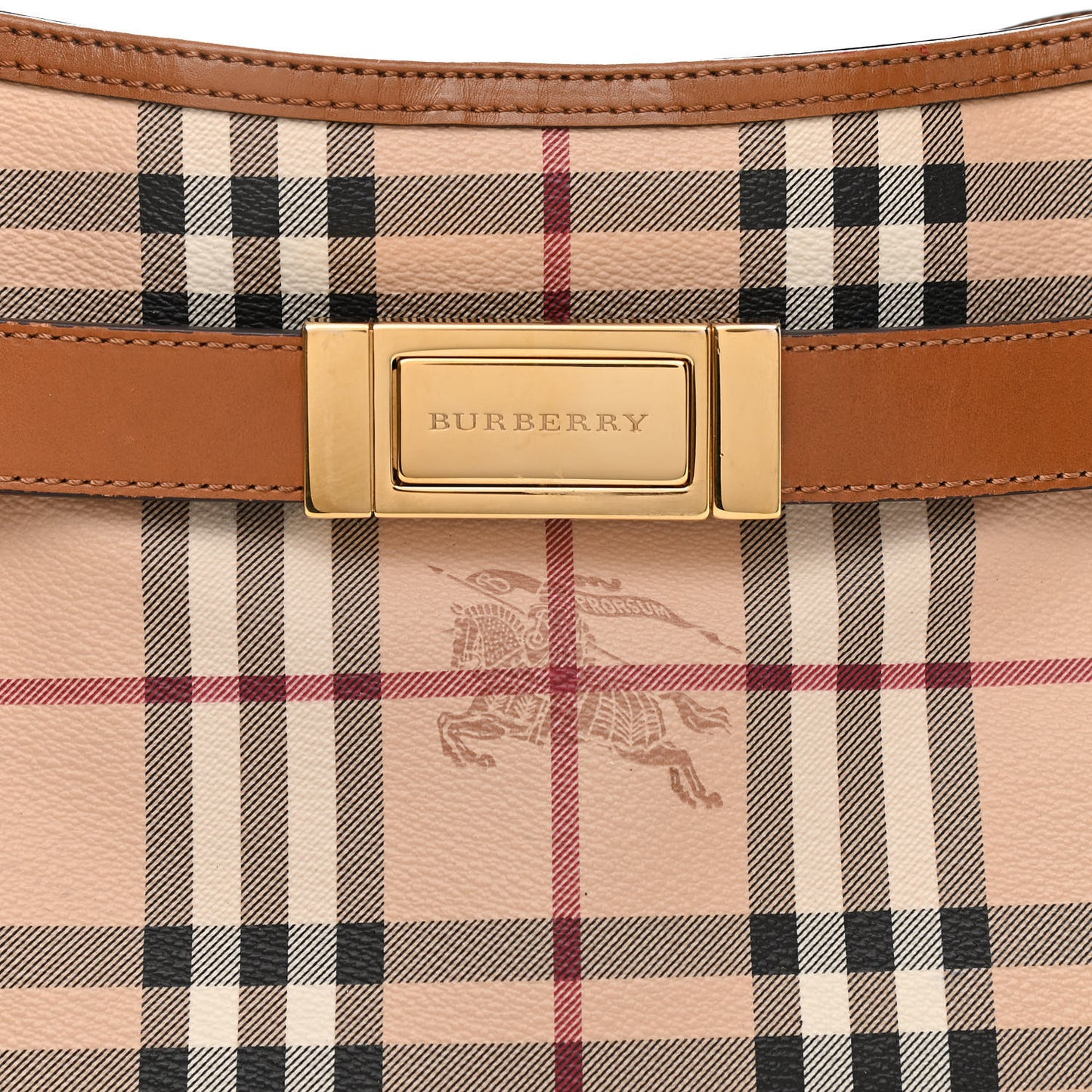 Haymarket Check Medium Willenmore Hobo Tan