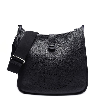 Hermes Taurillon Clemence Evelyne III GM Black 1 of 10