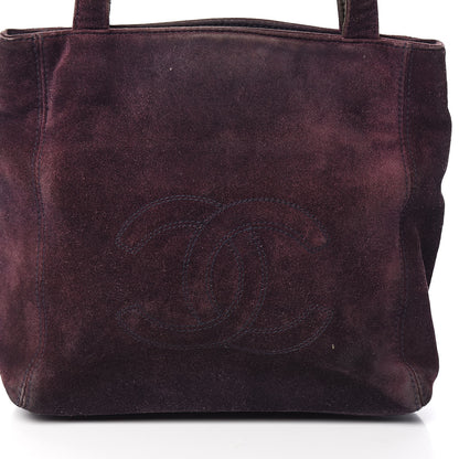 Chanel Suede CC Tote Purple 12 of 12