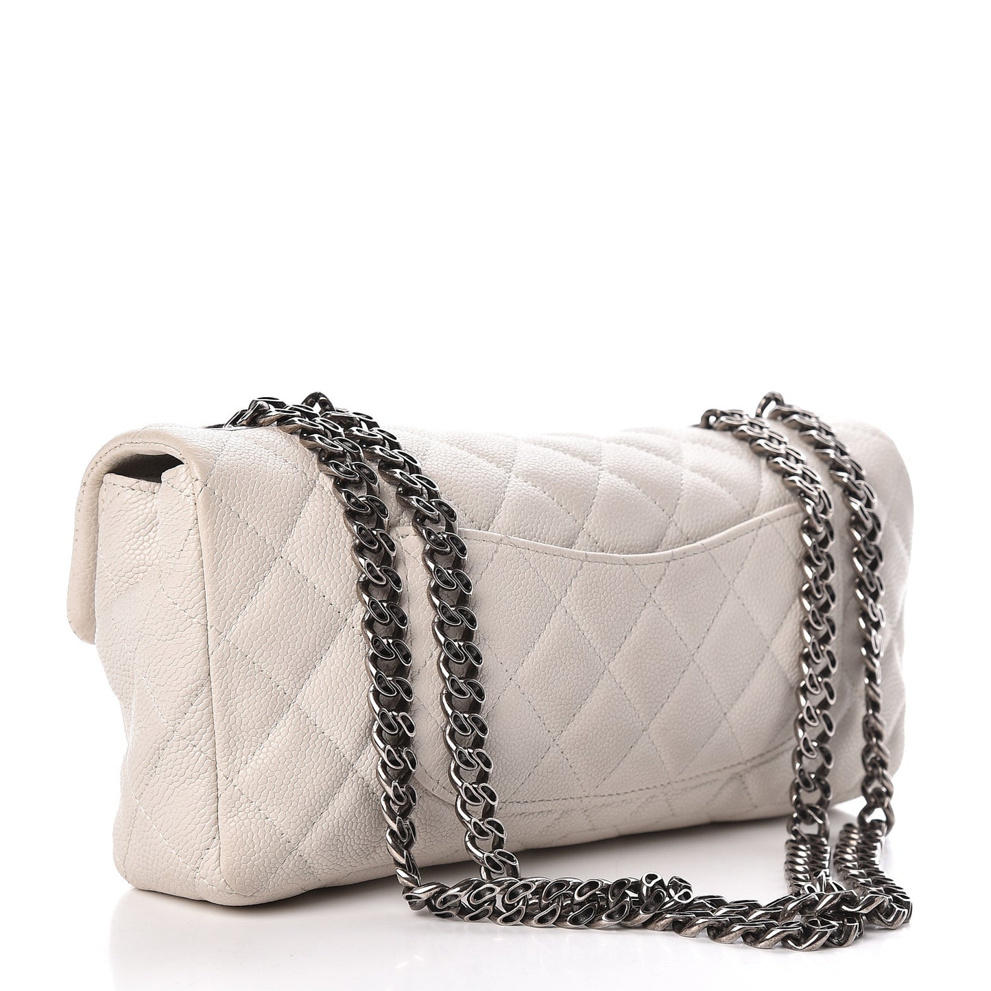 Caviar Quilted 2.55 Reissue East West Flap White