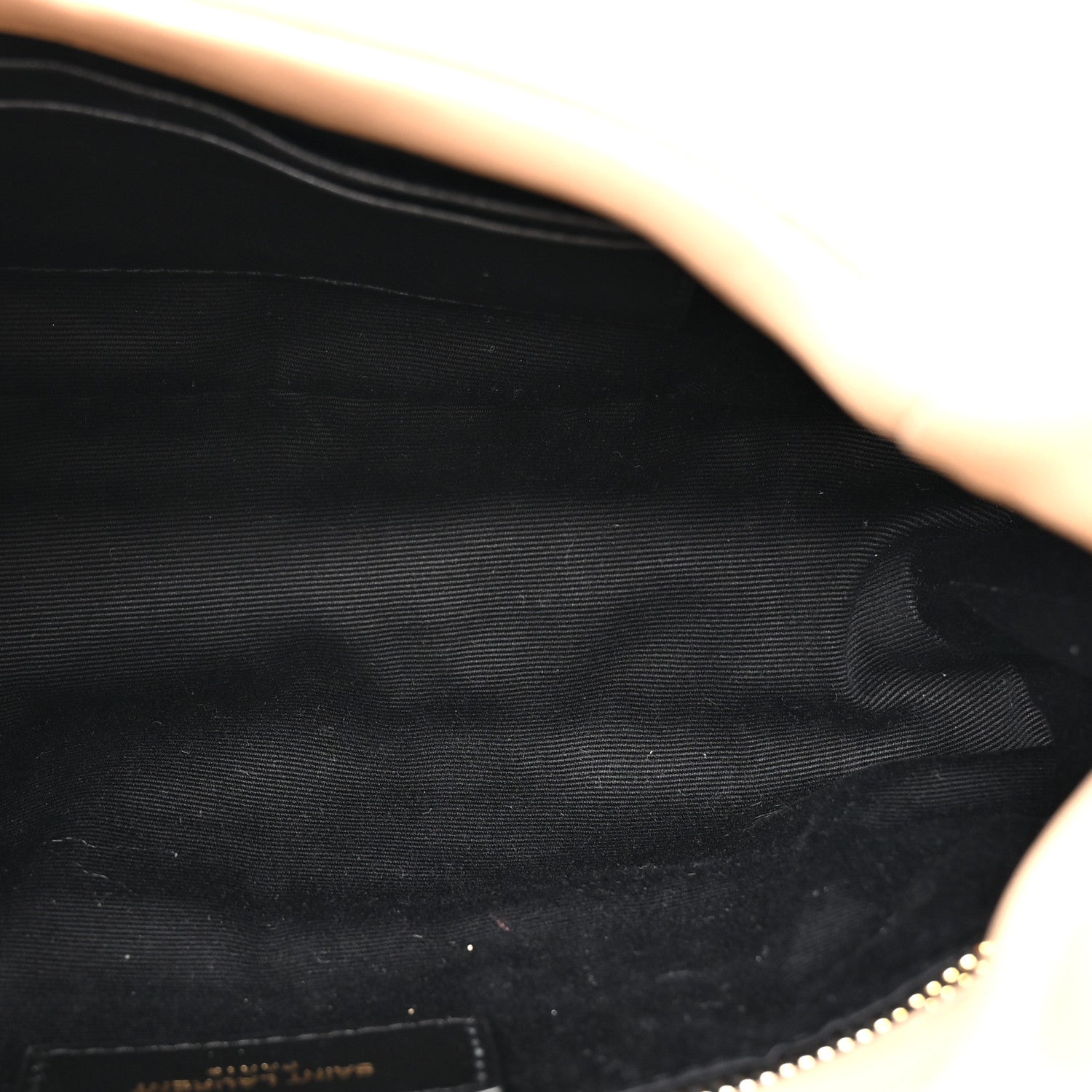 Saint Laurent Lambskin Quilted Toy Loulou Puffer Monogram Chain Satchel Nude Powder 4 of 13