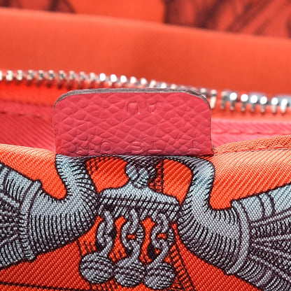 Hermes Epsom Silk'In Wallet Rose Azalee 7 of 8