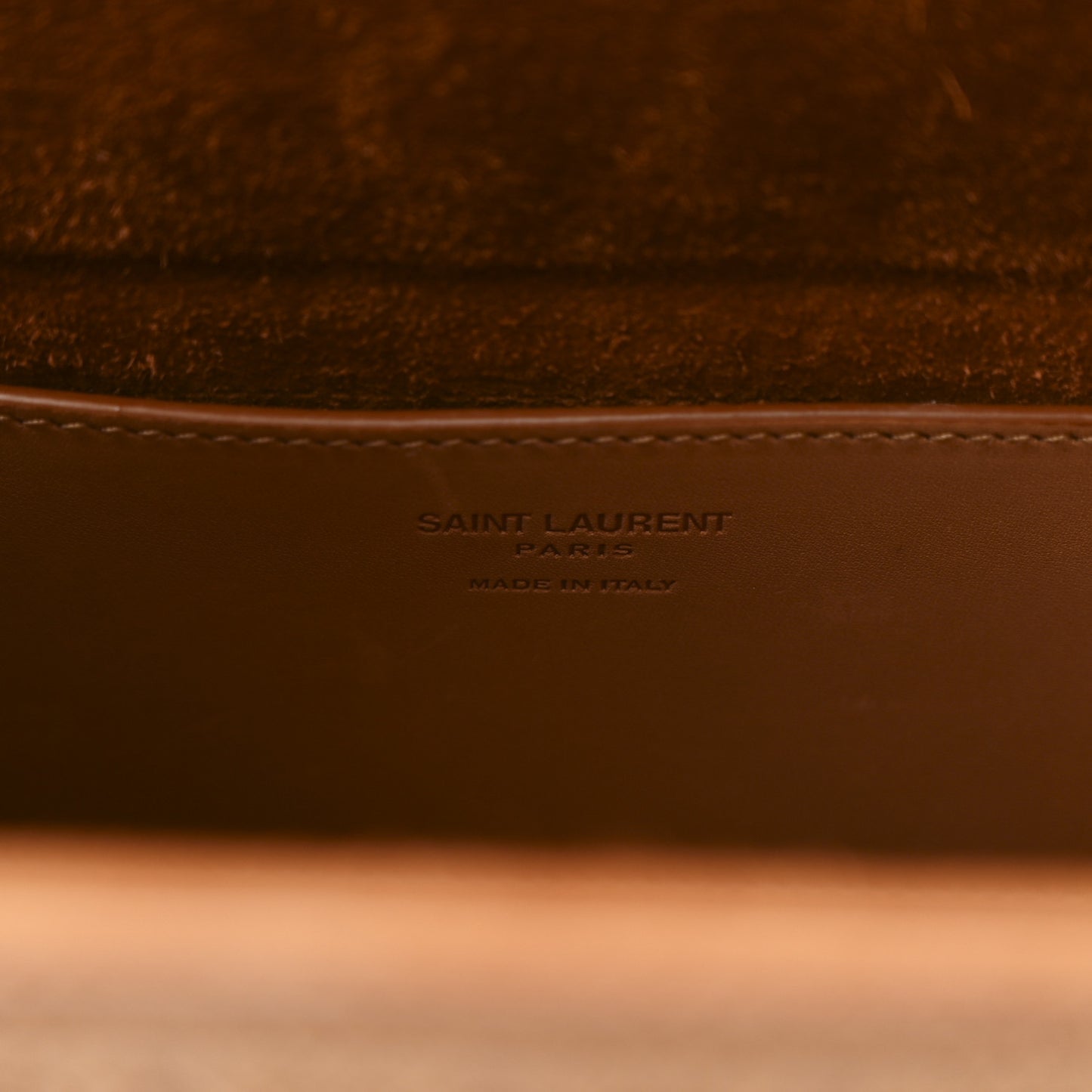 Calfskin Monogram Take Away Box Dusty Vintage Brown Gold